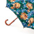 Женский зонт трость Cath Kidston синий Fulton L541-3061 OxfordRoseDeepBlue