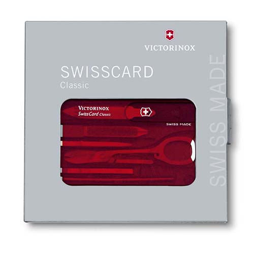 Швейцарская карточка SwissCard Nailcare красная Victorinox 0.7240.T GS
