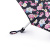 Женский зонт складной чёрный Fulton L501-3619 ShadowLily