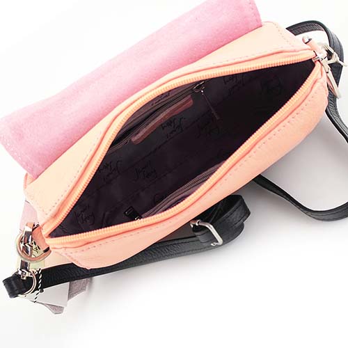 Женская сумка-клатч розовая. Натуральная кожа Jane's Story 6168-68
