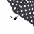 Женский зонт чёрный Fulton J346-3049 PolkaDotSpot