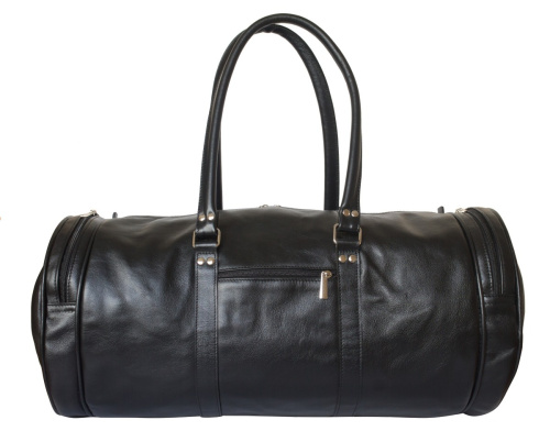 Кожаная дорожная сумка, черная Carlo Gattini 4011-01
