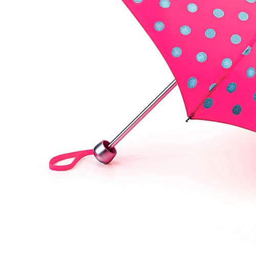 Женский зонт Cath Kidston Minilite-2 розовый Fulton L768-2951 ButtonSpotNeonPink