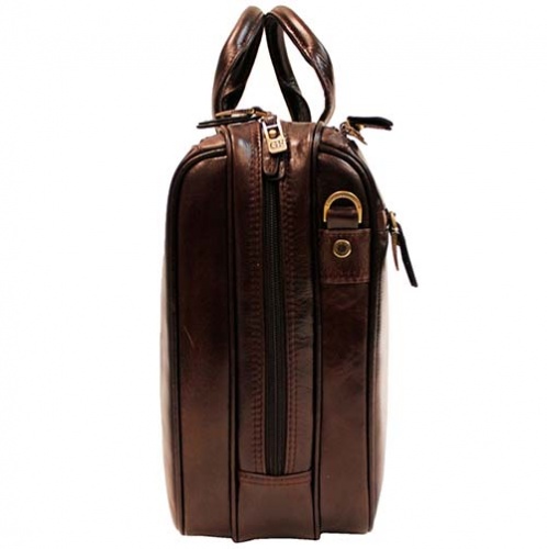 Мужская сумка для ноутбука шоколад Giorgio Ferretti 042 022 bruno-rossastro G