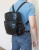 Кожаная сумка-рюкзак, черная Carlo Gattini 3001-01