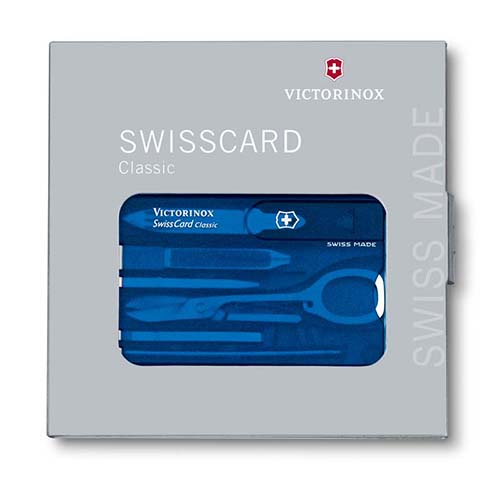 Швейцарская карточка SwissCard Classic синяя Victorinox 0.7122.T2 GS