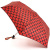 Женский зонт Lulu Guinness Tiny-2 комбинированный Fulton L717-2681 LipsGridRed