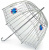 Женский зонт трость Lulu Guinness Fulton L719-3452
