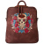 Рюкзак коричневый с росписью Alexander TS «Харди»