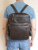 Кожаный рюкзак, темно-коричневый Carlo Gattini 3001-04