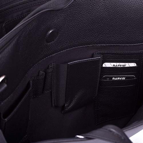 Портфель-сумка Narvin by Vasheron 9753-N.Polo Black