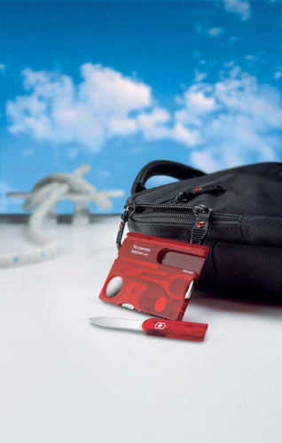Швейцарская карточка SwissCard Lite красная Victorinox 0.7300.T GS