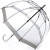 Женский зонт трость Birdcage комбинированный Fulton L041-03 Silver