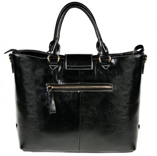 Женская сумка чёрная. Натуральная кожа Jane's Story C9002-04