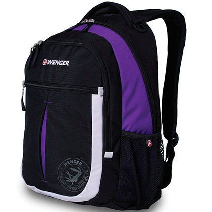 Рюкзак школьный чёрный / пурпурный Wenger 13852915 GS