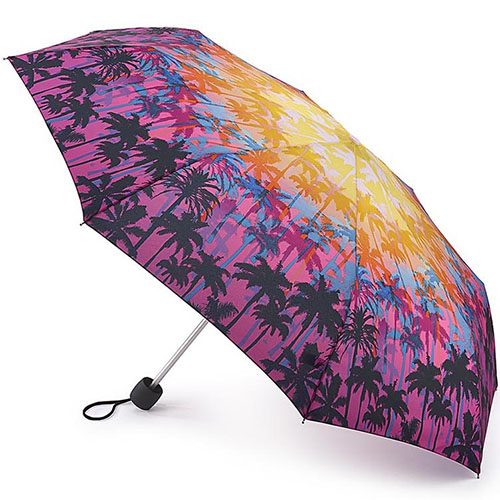 Женский зонт складной розовый Fulton L354-3622 TropicalParadise