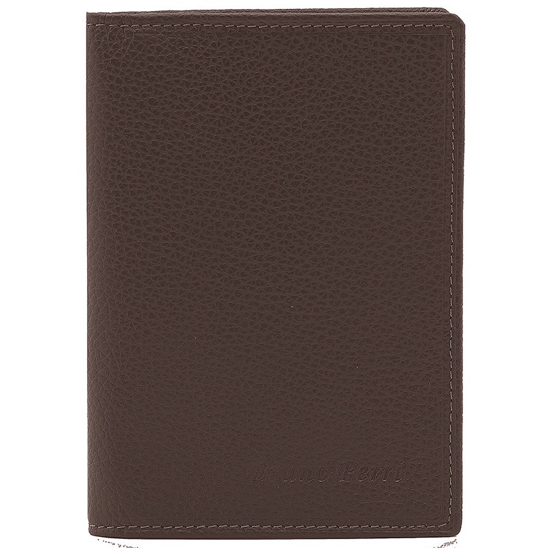 Обложка для паспорта коричневая Bruno Perri WL063-3/2 BP