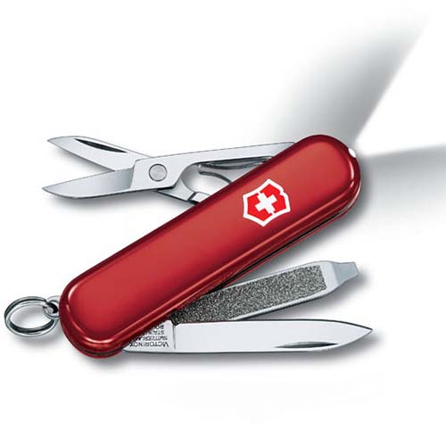 Нож-брелок Swiss Lite красный Victorinox 0.6228 GS