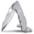 Нож охотника серебристый Victorinox 0.9415.M26 GS