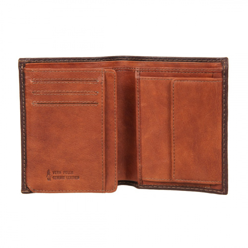 Портмоне коричневое Gianni Conti 997117 dark brown-leather