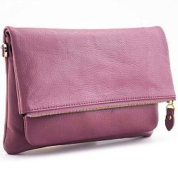 Женская сумка-клатч розовая. Натуральная кожа Jane's Story 9208A-74