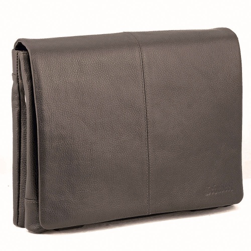 Горизонтальная сумка-планшет А4 коричневая SCHUBERT d010-901/02