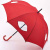 Женский зонт трость Lulu G. Kensington-1 красный Fulton L777-2785 CutOutLips