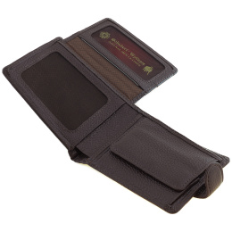 Портмоне горизонтальное тёмно-коричневое SCHUBERT g030-106/02