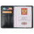 Обложка для паспорта изумруд с росписью Alexander TS «Вечерние огни»