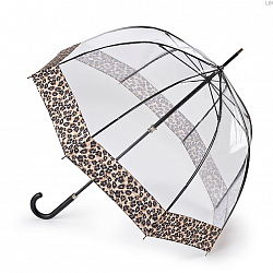 Зонт женский трость бежевый Fulton L866-4037 NaturalLeopard