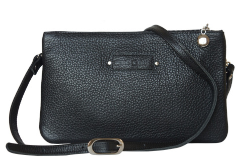 Кожаная женская сумка, черная Carlo Gattini 8001-01