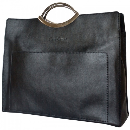 Кожаная женская сумка, черная Carlo Gattini 8025-01