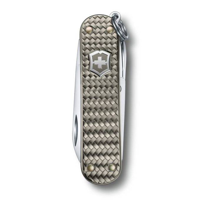 Нож-брелок Victorinox Classic SD Precious Alox "Infinite Grey", 58 мм 0.6221.4031G