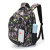 Рюкзак TORBER CLASS X, черно-серый с рисунком "Скейтбордисты" T5220-BLK-GRE