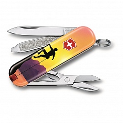 Нож-брелок, 58 мм, 7 функций Victorinox 0.6223.L2004 GS