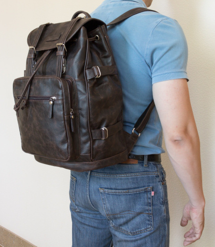 Кожаный рюкзак, коричневый Carlo Gattini 3004-04