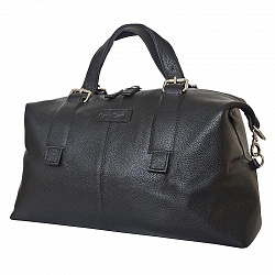 Кожаная дорожная сумка, черная Carlo Gattini 4013-01