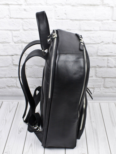 Женский кожаный рюкзак Vicenza Premium black Carlo Gattini 3105-51