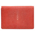 Визитница красная. Кожа СКАТА Др.Коффер S14025