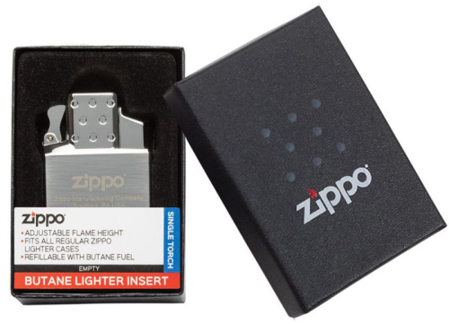 Газовый вставной блок для широкой зажигалки Zippo, одинарное пламя 65826