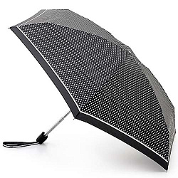 Женский зонт Tiny-2 черный Fulton L501-2248 ClassicSpot