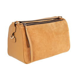 Женская сумка, желтая Sergio Belotti 60222 yellow velour