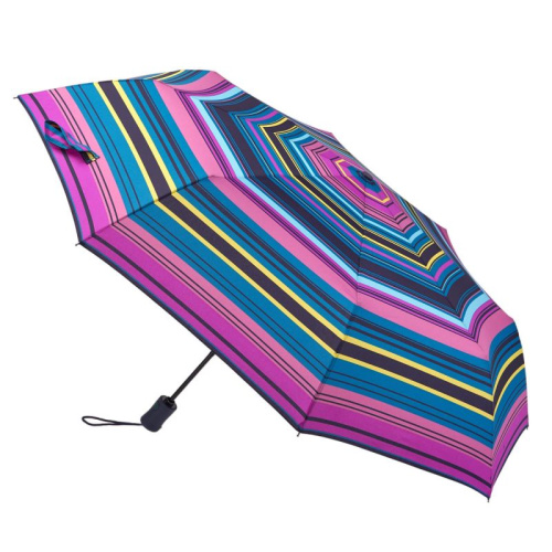 Зонт женский автомат Fulton R348-4100 StripePatternPurple (Фиолетовая полоска)