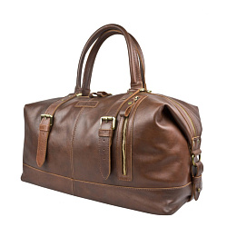 Кожаная дорожная сумка Campora Premium brown Carlo Gattini 4019-53