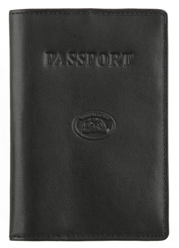 Обложка для паспорта чёрная Tony Perotti 271235/1