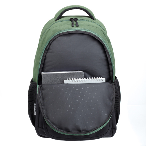 Рюкзак TORBER CLASS X, черно-зеленый T2743-22-GRN-BLK
