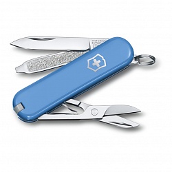 Нож-брелок, 58 мм, 7 функций, голубой Victorinox 0.6223.28G GS