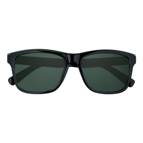 Очки солнцезащитные, черные с зеленым Zippo OB201-6
