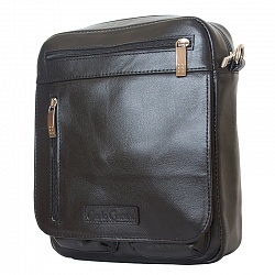 Кожаная мужская сумка, черная Carlo Gattini 5015-01