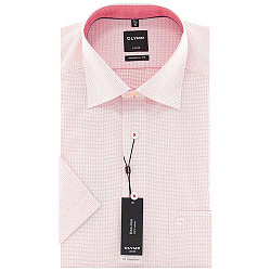 Мужская сорочка розовая Luxor MF Olymp 12987235. Размер 40